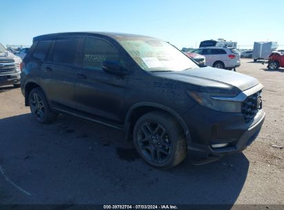 2023 HONDA PASSPORT AWD EX-L Black  Gasoline 5FNYF8H5XPB004634 photo #1