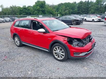 2019 VOLKSWAGEN GOLF ALLTRACK TSI S/TSI SE/TSI SEL Red  Gasoline 3VWH17AU1KM501339 photo #1