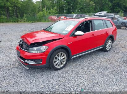 2019 VOLKSWAGEN GOLF ALLTRACK TSI S/TSI SE/TSI SEL Red  Gasoline 3VWH17AU1KM501339 photo #3