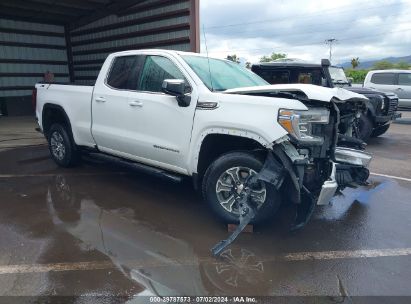 2022 GMC SIERRA 1500 LIMITED 4WD DOUBLE CAB STANDARD BOX SLE White  Gasoline 1GTR9BED2NZ101905 photo #1