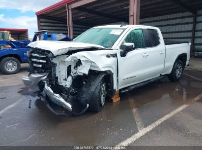 2022 GMC SIERRA 1500 LIMITED 4WD DOUBLE CAB STANDARD BOX SLE White  Gasoline 1GTR9BED2NZ101905 photo #3