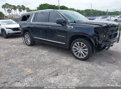 2022 GMC YUKON XL 4WD DENALI Black  Gasoline 1GKS2JKL5NR254486 photo #1