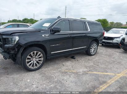 2022 GMC YUKON XL 4WD DENALI Black  Gasoline 1GKS2JKL5NR254486 photo #3