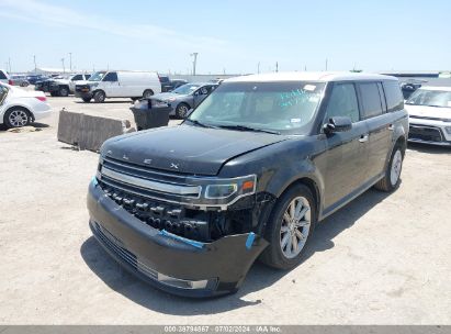 2014 FORD FLEX LIMITED Black  Gasoline 2FMGK5D8XEBD02225 photo #3