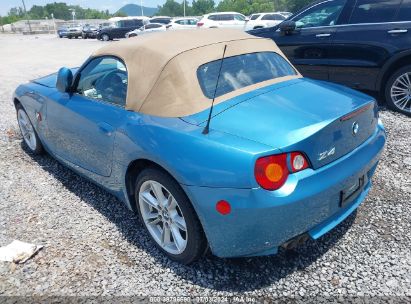 2004 BMW Z4 3.0I Blue  Gasoline 4USBT53504LU06881 photo #4