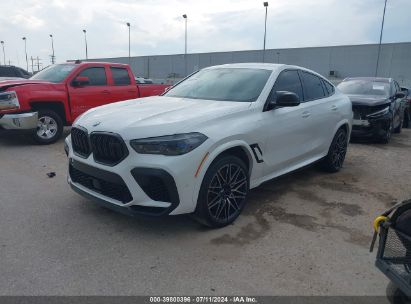 2022 BMW X6 M White  Gasoline 5YMCY0C05N9L70680 photo #3