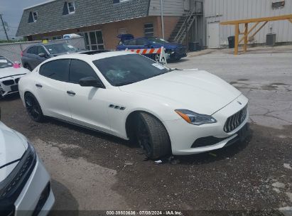 2018 MASERATI QUATTROPORTE S Q4 White  Gasoline ZAM56YRA7J1280540 photo #1