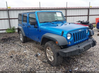 2015 JEEP WRANGLER UNLIMITED SPORT Blue  Flexible Fuel 1C4BJWDG0FL627434 photo #1