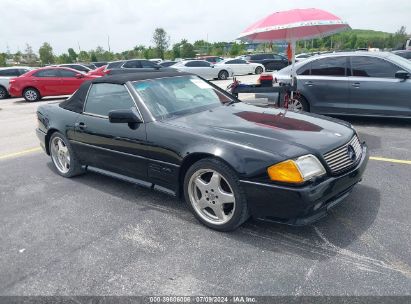 1991 MERCEDES-BENZ 500 SL Black  Gasoline WDBFA66E9MF033268 photo #1