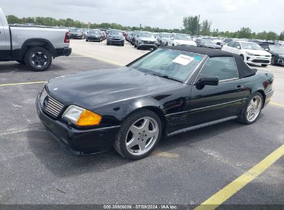 1991 MERCEDES-BENZ 500 SL Black  Gasoline WDBFA66E9MF033268 photo #3