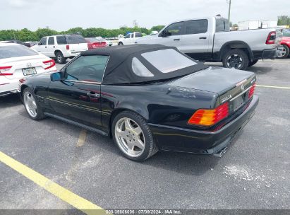 1991 MERCEDES-BENZ 500 SL Black  Gasoline WDBFA66E9MF033268 photo #4