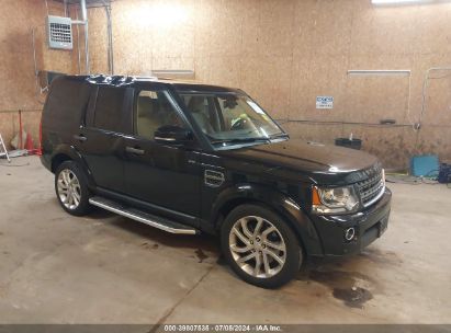 2016 LAND ROVER LR4 Black  Gasoline SALAG2V61GA826166 photo #1