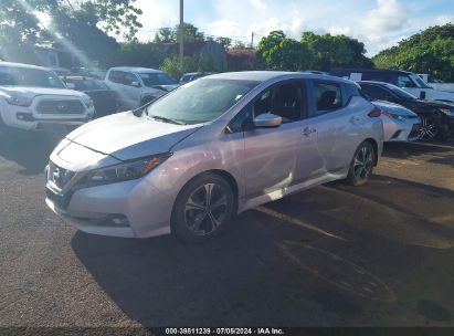 2021 NISSAN LEAF SV 40 KWH Silver  Electric 1N4AZ1CVXMC551005 photo #3