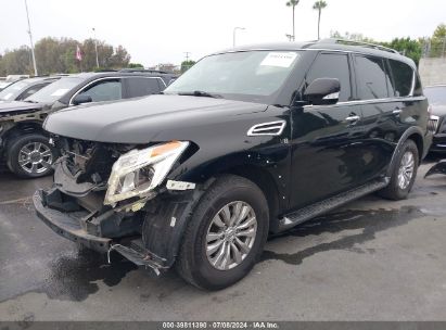 2018 NISSAN ARMADA SV Black  Gasoline JN8AY2ND8J9059917 photo #3