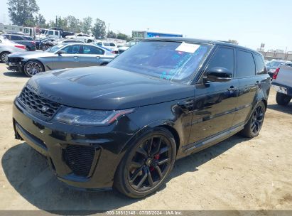 2019 LAND ROVER RANGE ROVER SPORT SVR Black  Gasoline SALWZ2SE2KA871895 photo #3