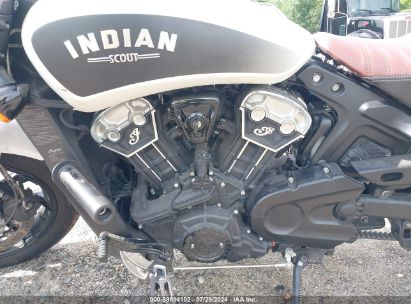 2020 INDIAN MOTORCYCLE CO. SCOUT BOBBER ABS White  Gasoline 56KMTA009L3156467 photo #3