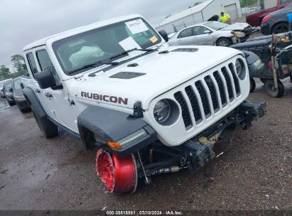 2022 JEEP GLADIATOR RUBICON 4X4 White  Gasoline 1C6JJTBG8NL101250 photo #1