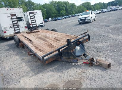 2017 LOAD TRAIL 20' FLATBED TRAILER Black  Other 4ZECH2024H1132618 photo #1