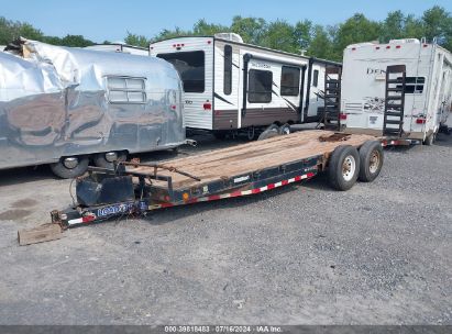 2017 LOAD TRAIL 20' FLATBED TRAILER Black  Other 4ZECH2024H1132618 photo #3