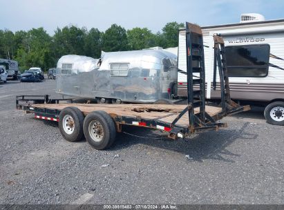 2017 LOAD TRAIL 20' FLATBED TRAILER Black  Other 4ZECH2024H1132618 photo #4