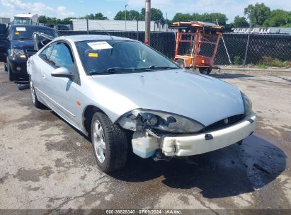 2000 MERCURY COUGAR V6 Silver  Gasoline 1ZWFT61L5Y5644940 photo #1