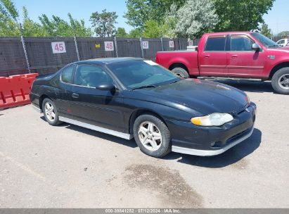 2002 CHEVROLET MONTE CARLO SS Black  Gasoline 2G1WX15K129299263 photo #1