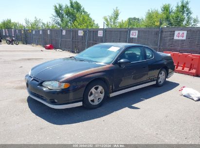 2002 CHEVROLET MONTE CARLO SS Black  Gasoline 2G1WX15K129299263 photo #3