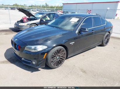 2015 BMW 528I Black  Gasoline WBA5A5C56FD516031 photo #3