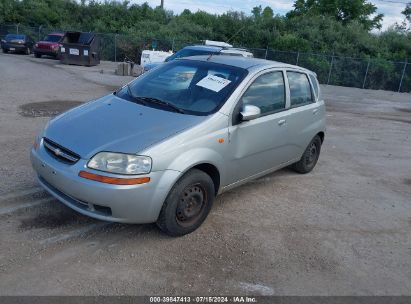 2004 CHEVROLET AVEO Silver  Gasoline KL1TD62604B187960 photo #3