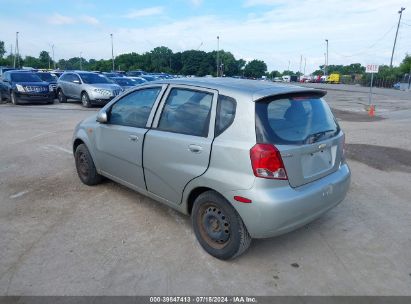 2004 CHEVROLET AVEO Silver  Gasoline KL1TD62604B187960 photo #4