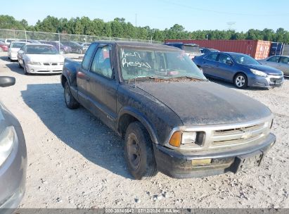 1996 CHEVROLET S TRUCK S10 Black  Gasoline 1GCCS19XXT8209636 photo #1