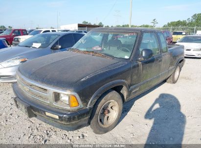 1996 CHEVROLET S TRUCK S10 Black  Gasoline 1GCCS19XXT8209636 photo #3