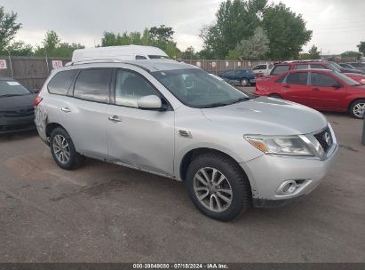 2016 NISSAN PATHFINDER PLATINUM/S/SL/SV Silver  Gasoline 5N1AR2MM5GC629132 photo #1