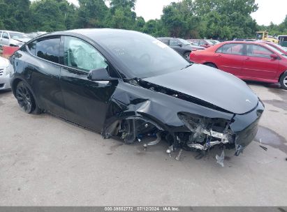 2021 TESLA MODEL Y LONG RANGE DUAL MOTOR ALL-WHEEL DRIVE Black  Electric 5YJYGDEE7MF299049 photo #1