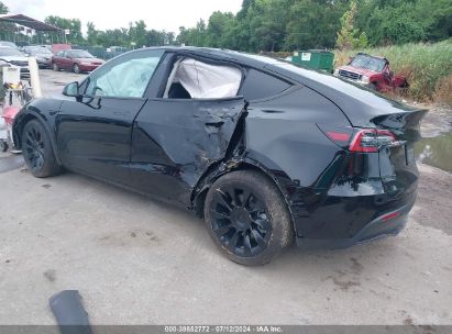 2021 TESLA MODEL Y LONG RANGE DUAL MOTOR ALL-WHEEL DRIVE Black  Electric 5YJYGDEE7MF299049 photo #4