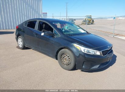 2017 KIA FORTE LX Black  Gasoline 3KPFK4A72HE077804 photo #1