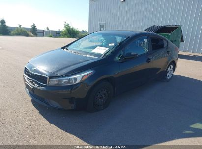 2017 KIA FORTE LX Black  Gasoline 3KPFK4A72HE077804 photo #3