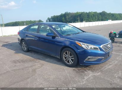 2015 HYUNDAI SONATA SE Blue  Other 5NPE24AF2FH185383 photo #1