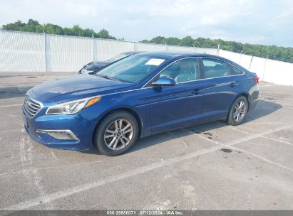 2015 HYUNDAI SONATA SE Blue  Other 5NPE24AF2FH185383 photo #3