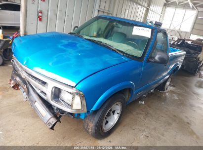 1995 CHEVROLET S TRUCK S10 Blue  Gasoline 1GCCS1440SK219364 photo #3