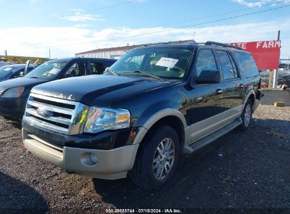 2009 FORD EXPEDITION EL EDDIE BAUER/KING RANCH Black  Flexible Fuel 1FMFK18509EA78459 photo #3