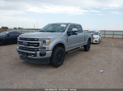 2022 FORD F-250 PLATINUM Silver  Diesel 1FT8W2BT4NEG11969 photo #3