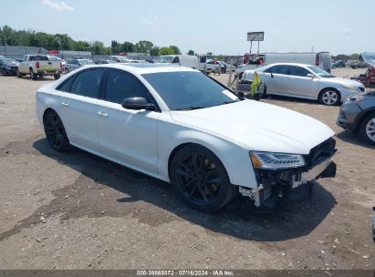 2017 AUDI S8 4.0T PLUS Silver  Gasoline WUAJ5AFD9HN900564 photo #1