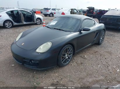 2007 PORSCHE CAYMAN Black  Gasoline WP0AA29817U760849 photo #3