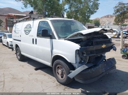 2020 CHEVROLET EXPRESS CARGO RWD 2500 REGULAR WHEELBASE WT White  Gasoline 1GCWGAFP5L1150801 photo #1