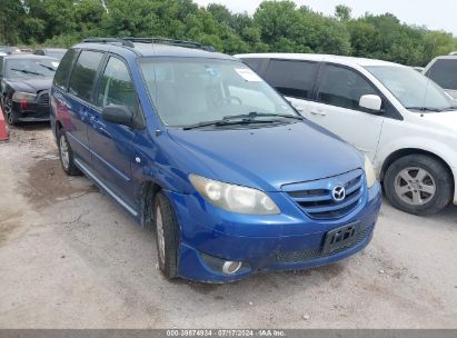 2004 MAZDA MPV LX Blue  Gasoline JM3LW28A640514498 photo #1