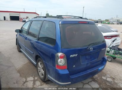 2004 MAZDA MPV LX Blue  Gasoline JM3LW28A640514498 photo #4