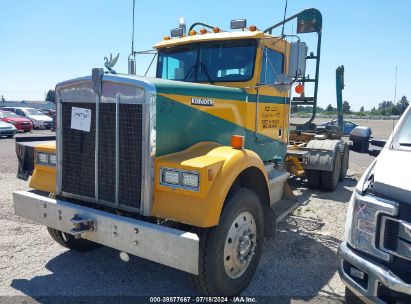 1987 KENWORTH W900 W900 Yellow  Diesel 1NKWL29X9HS344597 photo #3