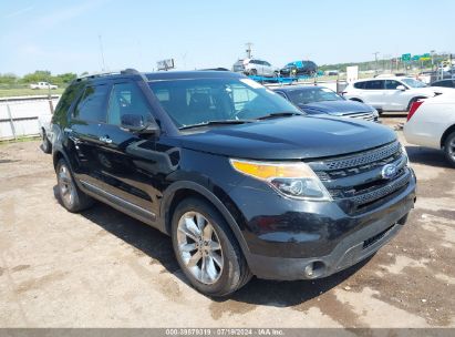 2015 FORD EXPLORER LIMITED Black  Gasoline 1FM5K8F89FGA19542 photo #1