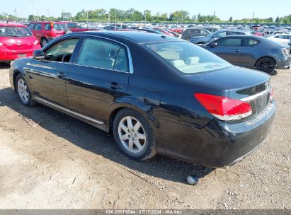 2011 TOYOTA AVALON Black  Gasoline 4T1BK3DB9BU378485 photo #4